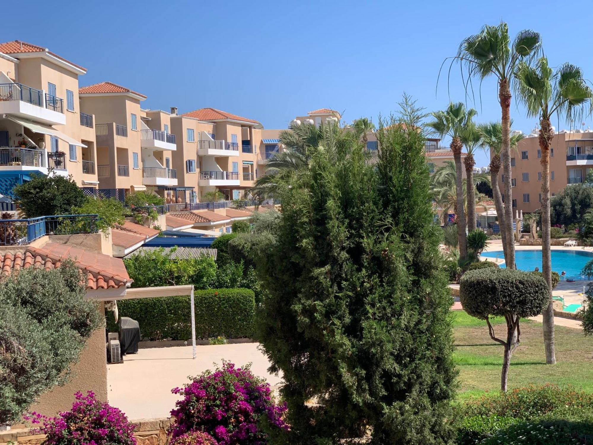 King'S Palace - Spacious 2 Bed, 2 Bath With Sea And Pool Views Pafos Dış mekan fotoğraf